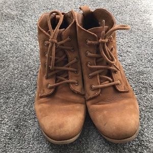 Steve Madden suede leather ankle boots